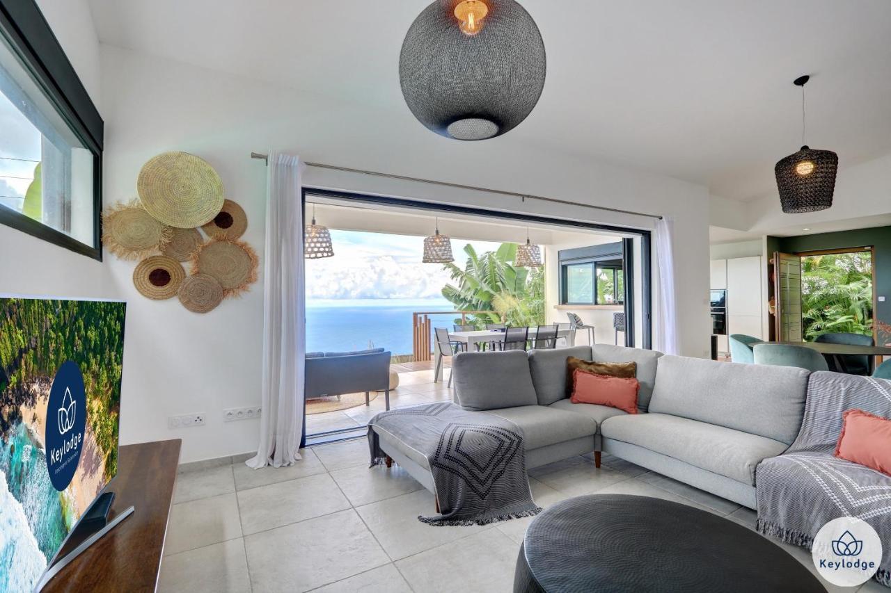 Villa Paloma 4 Etoiles Avec Piscine Et Vue Exceptionnelle Sur L'Ocean A Сен-Ле Екстер'єр фото