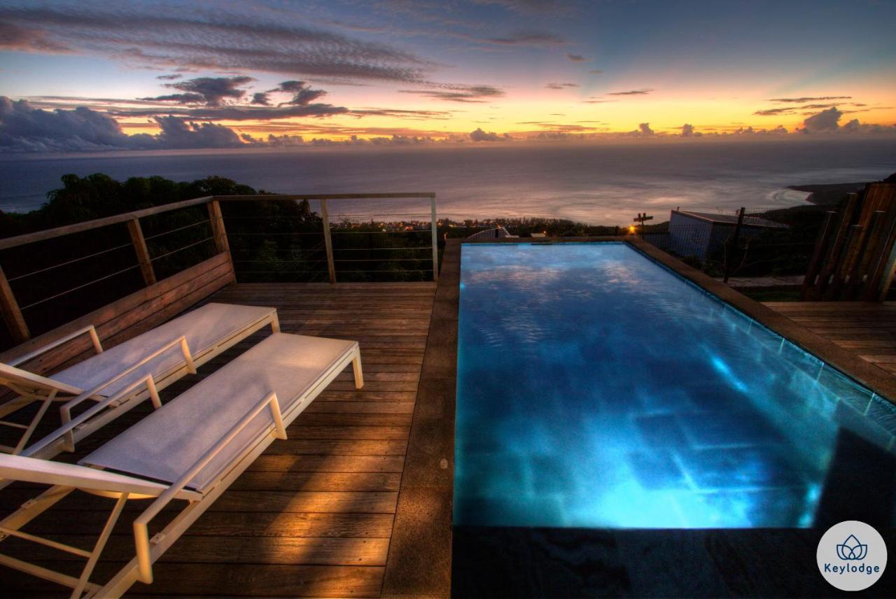 Villa Paloma 4 Etoiles Avec Piscine Et Vue Exceptionnelle Sur L'Ocean A Сен-Ле Екстер'єр фото