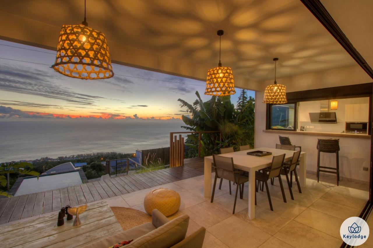 Villa Paloma 4 Etoiles Avec Piscine Et Vue Exceptionnelle Sur L'Ocean A Сен-Ле Екстер'єр фото
