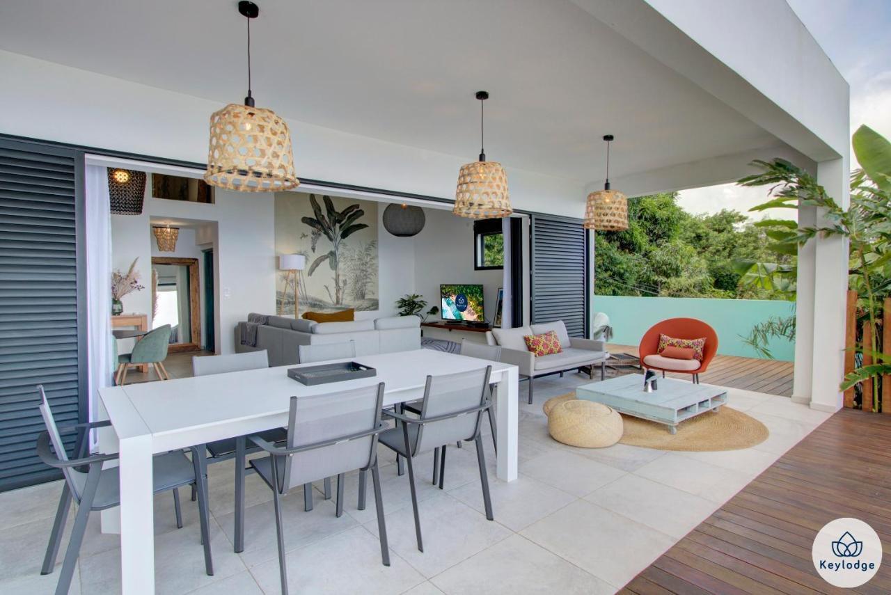Villa Paloma 4 Etoiles Avec Piscine Et Vue Exceptionnelle Sur L'Ocean A Сен-Ле Екстер'єр фото